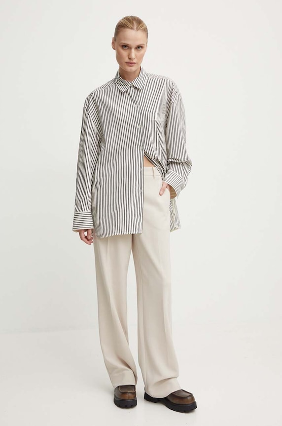Day Birger et Mikkelsen koszula Tan - Daily Classic Stripe RD klasyczny multicolor DAY65243312