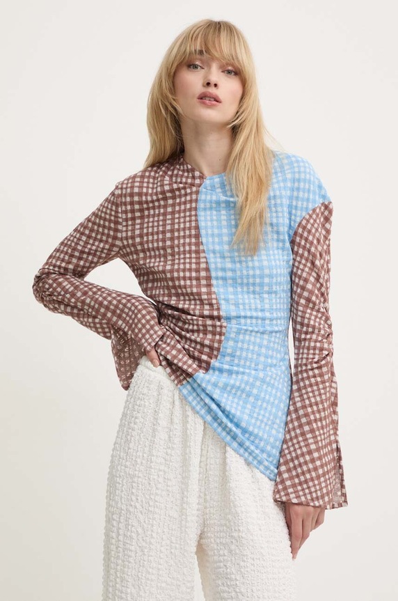 Stine Goya bluzka wzorzyste brązowy SG5889