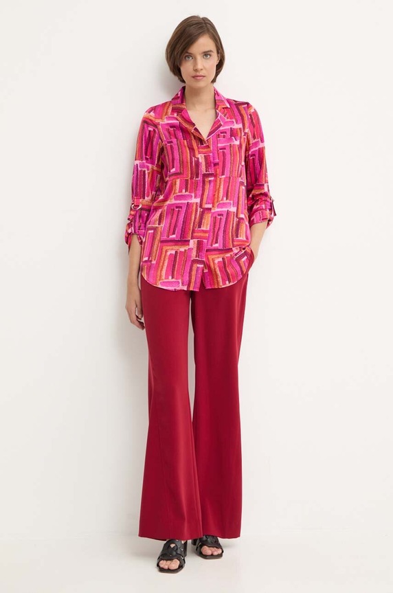 Πουκάμισο Joseph Ribkoff 243939 ροζ AW24