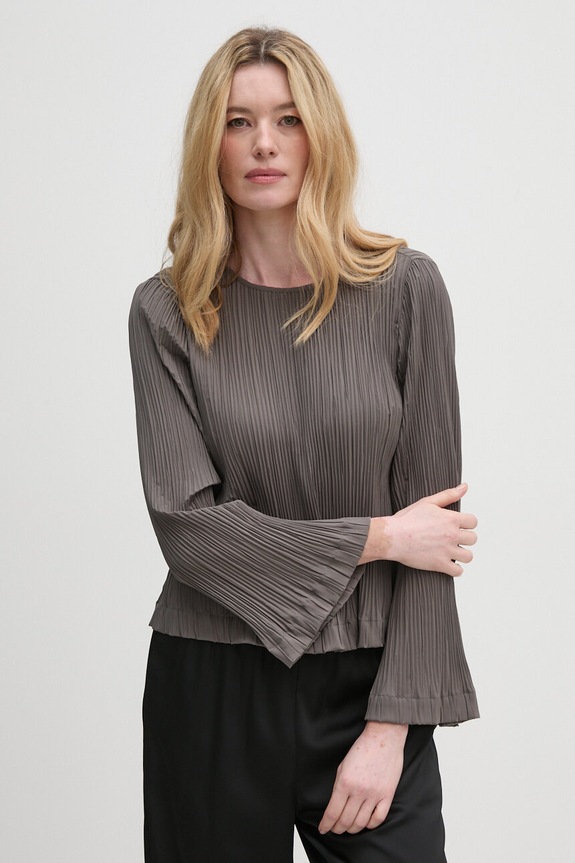 Sisley bluzka regular szary 5IWWLQ07D