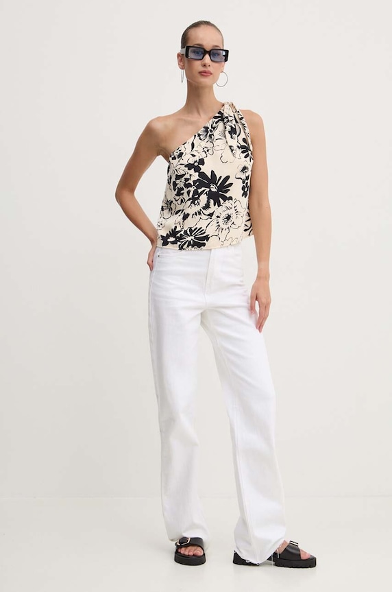 Top Abercrombie & Fitch KI140.4326.124 μπεζ AW24