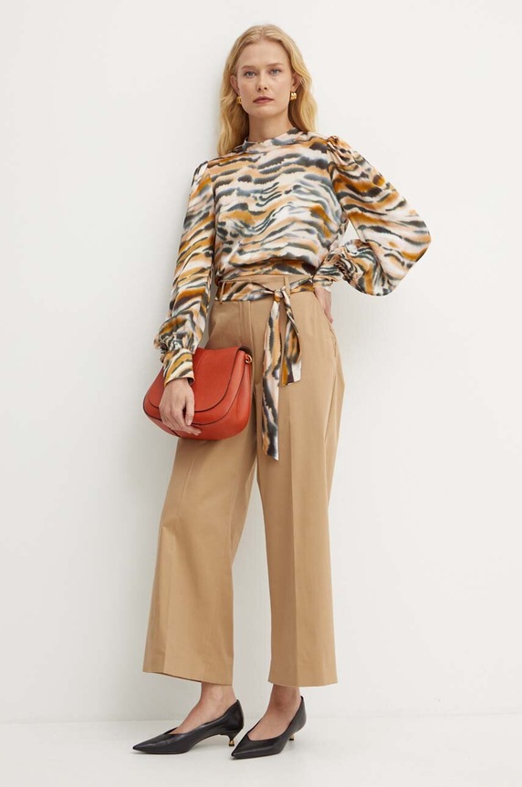 Blúzka Twinset 242TP2654 hnedá AW24