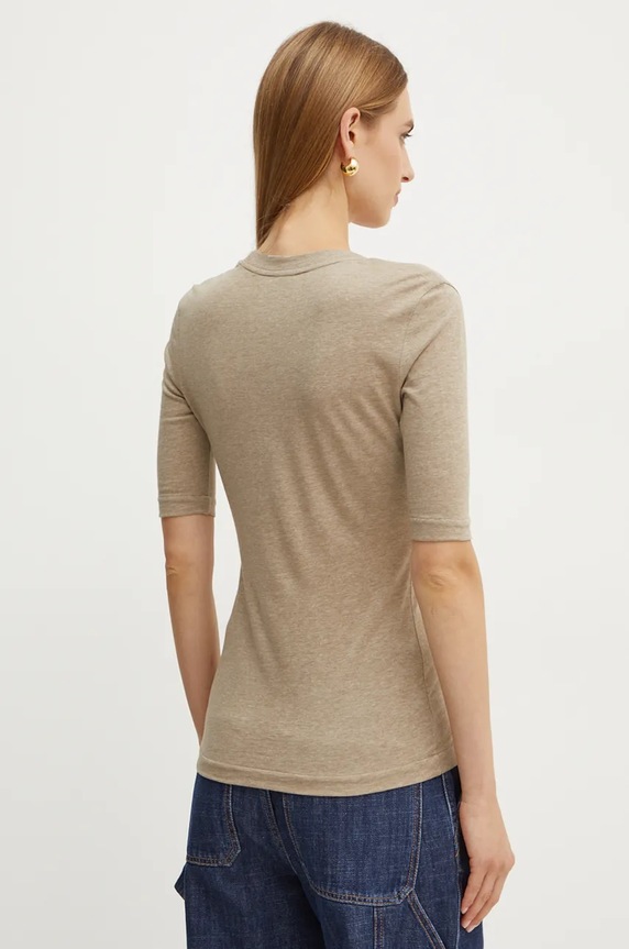 Îmbrăcăminte BOSS tricou din lana 50524491 bej