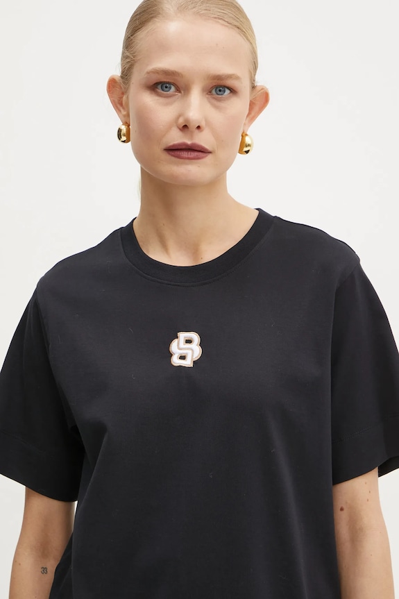 BOSS t-shirt in cotone nero 50526205