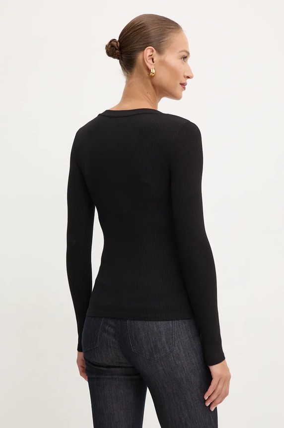 Odzież Guess longsleeve KYLA W4BP51.KBCO2 czarny