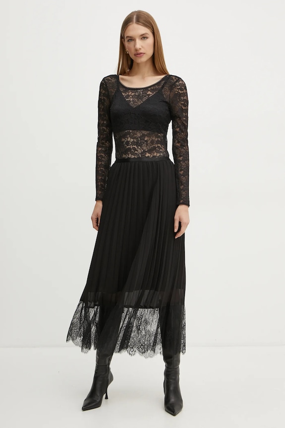 Morgan longsleeve din amestec de lana TLACE TLACE negru AW24
