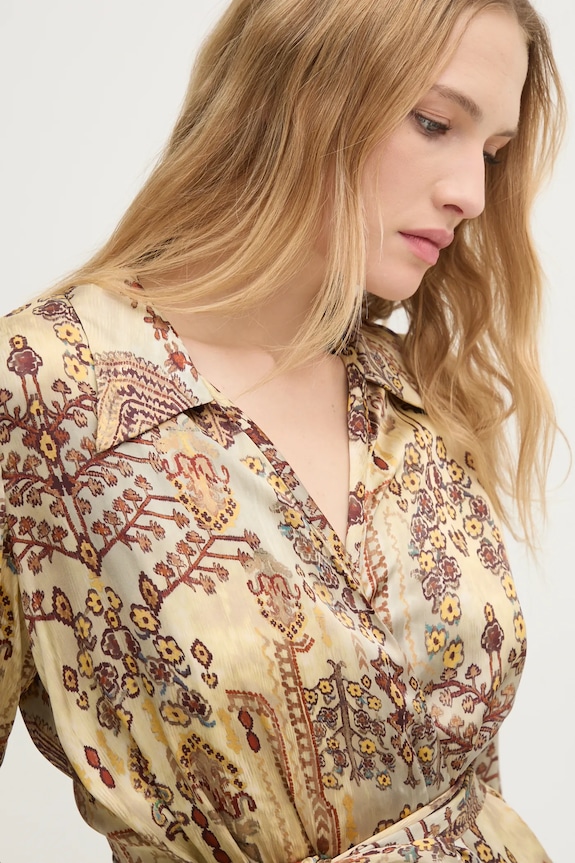 Hoss Intropia camicetta 6288688 beige AW24
