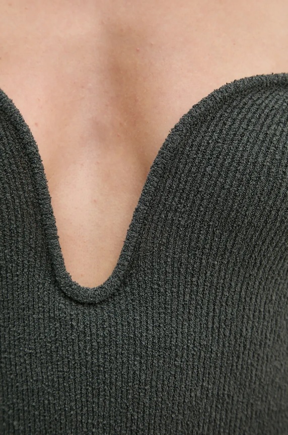 Nanushka top ZUE NW24PFTP23094 gri