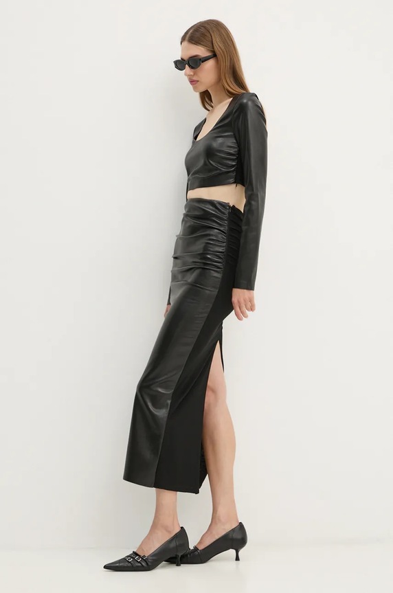 Nanushka bluza MAYLAH NW24PFTP15615 negru AW24