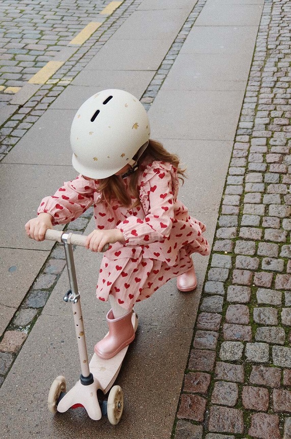Konges Sløjd gyerek blúz pamutból COCO FRILL SHIRT GOTS KS101462