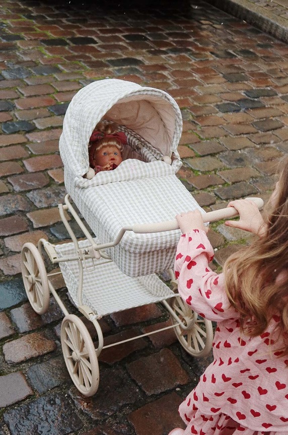 Konges Sløjd gyerek blúz pamutból COCO FRILL SHIRT GOTS KS101462