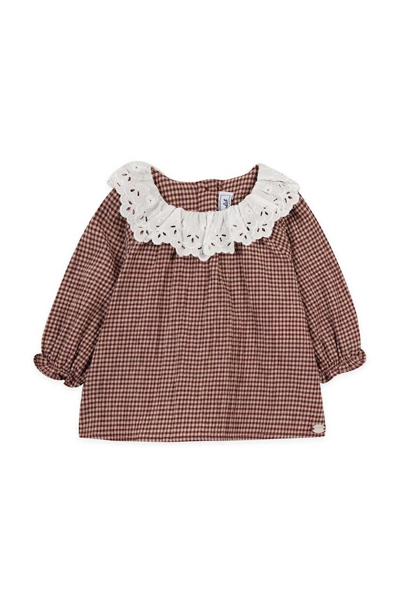 Tartine et Chocolat bluzka niemowlęca TZ12031.67.74 bordowy AW24