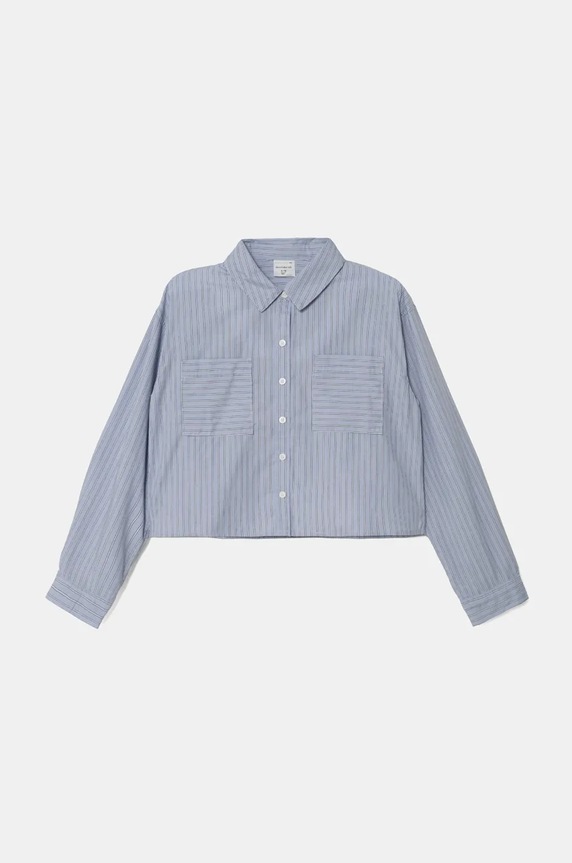 Abercrombie & Fitch camasa copii lung albastru KI240.4033