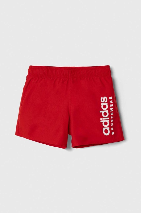 adidas Performance szorty kąpielowe dziecięce ESS L CLX SHORT Planet friendly czerwony IT2687