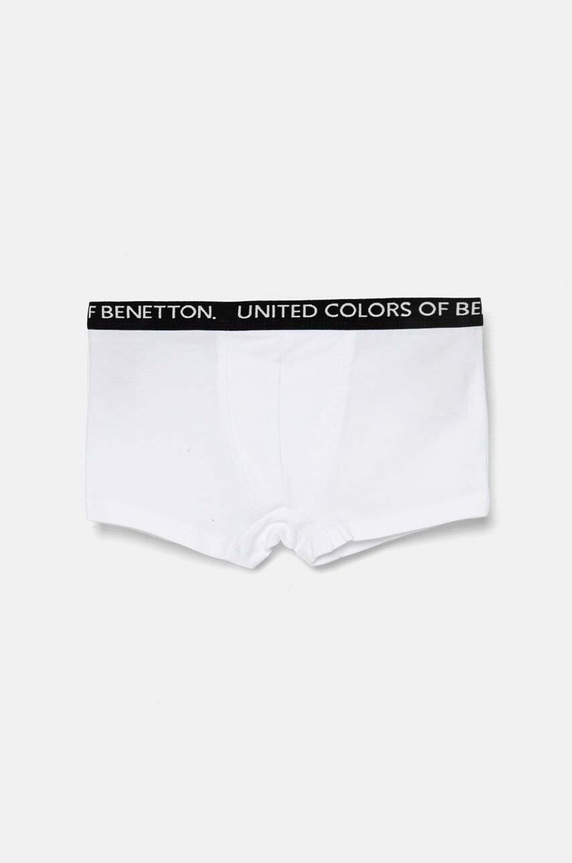 Dětské boxerky United Colors of Benetton 2-pack 3OP80X230.G.Reproposed bílá AW24