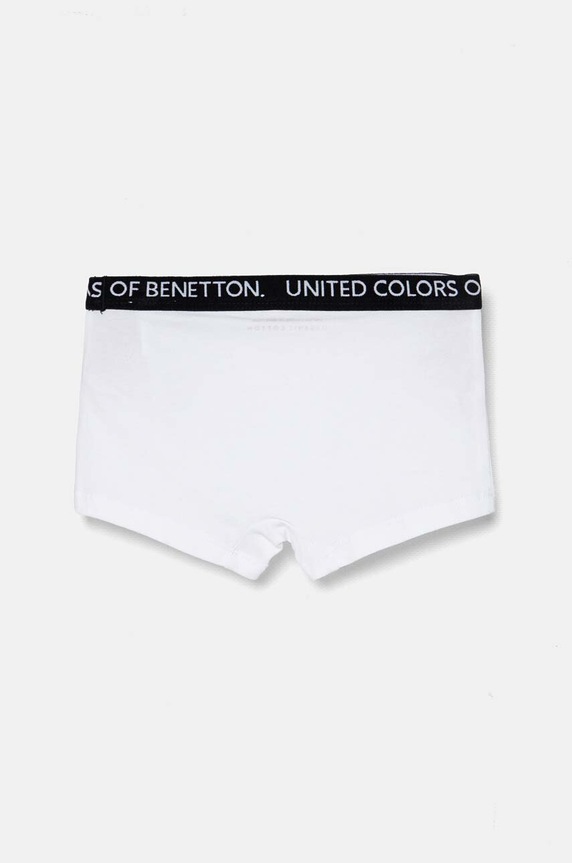 CHLAPEC Dětské boxerky United Colors of Benetton 2-pack 3OP80X230.G.Reproposed bílá