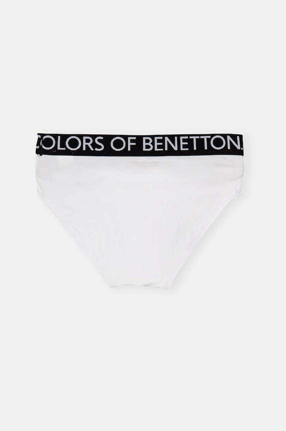 Dječaci Dječje slip gaćice United Colors of Benetton 3OP80S484.G.Reproposed bijela