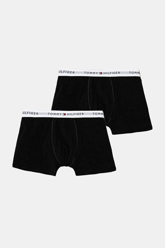 Tommy Hilfiger bokserki dziecięce 2-pack nadruk czarny UB0UB00548.9BYH
