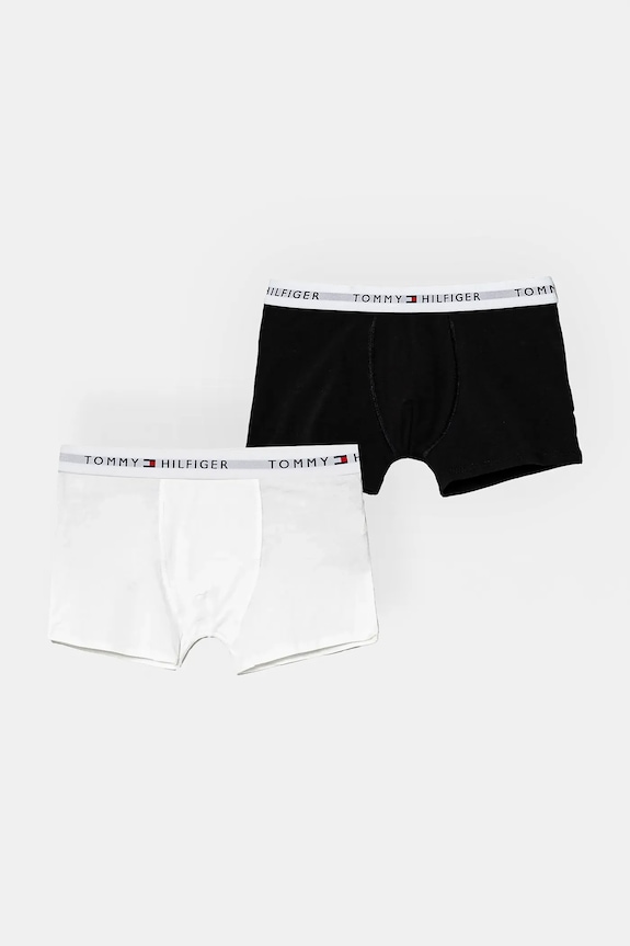 Tommy Hilfiger bokserki dziecięce 2-pack wzorzyste biały UB0UB00549.9BYH
