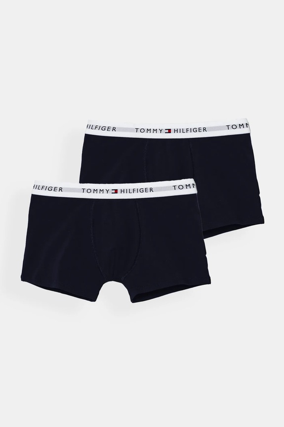 Dječje bokserice Tommy Hilfiger 2-pack print mornarsko plava UB0UB00549.9BYH
