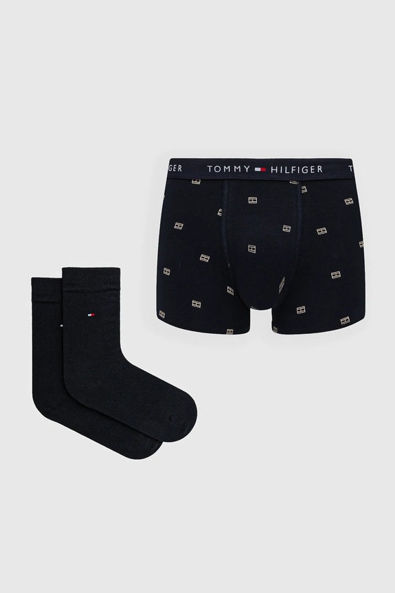 Боксерки и чорапи Tommy Hilfiger прилепнали боксерки тъмносин UB0UB00568.9BYH