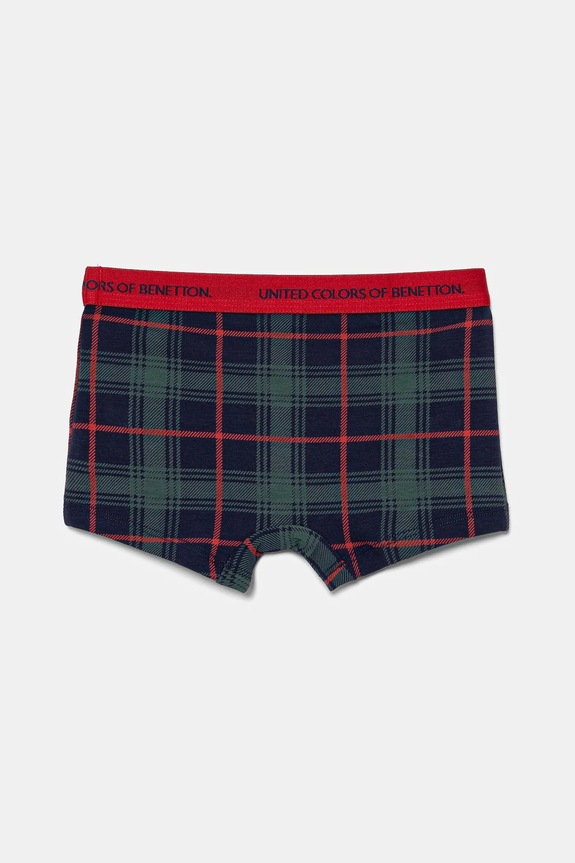 Dětské boxerky United Colors of Benetton 3TRL0X01C.G.Seasonal zelená AW24