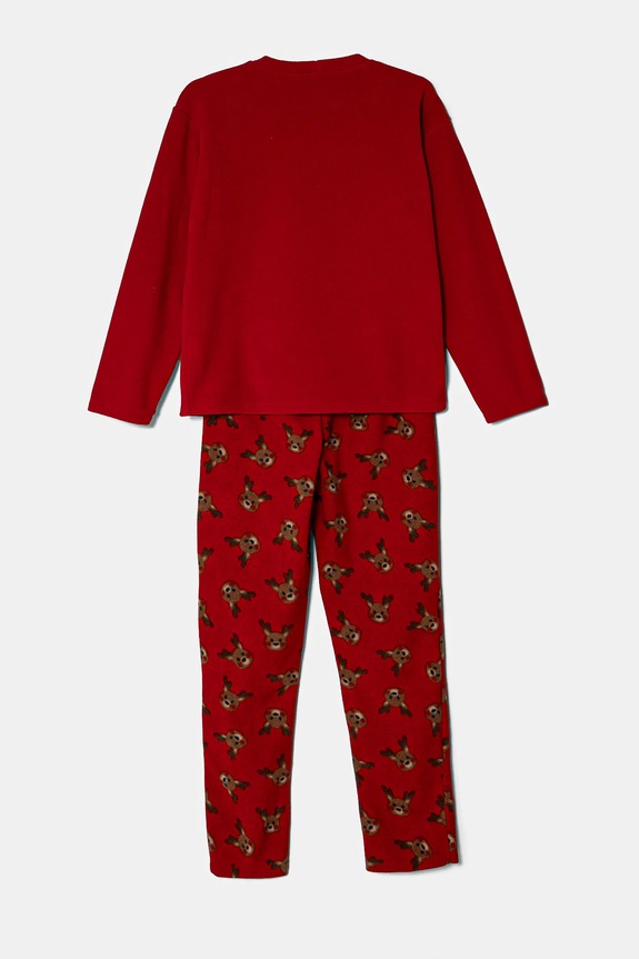 Detské pyžamo United Colors of Benetton 3DFQ0P08N.G.Seasonal červená AW24