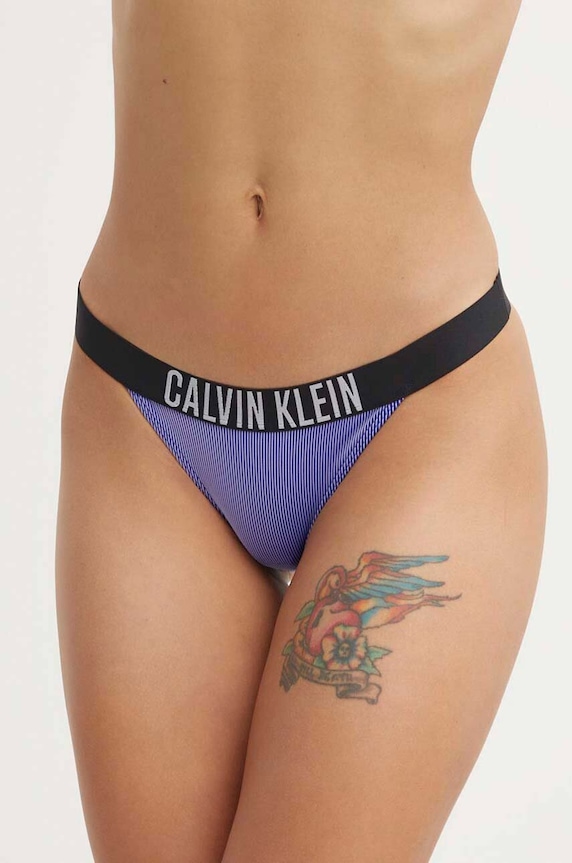 Brazílske plavkové nohavičky Calvin Klein spodný modrá KW0KW02611