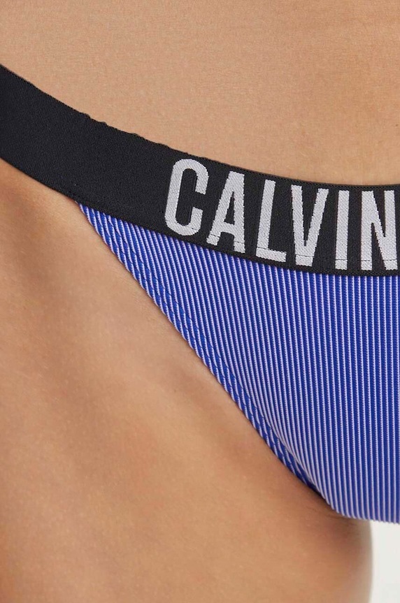 Brazílske plavkové nohavičky Calvin Klein modrá KW0KW02611