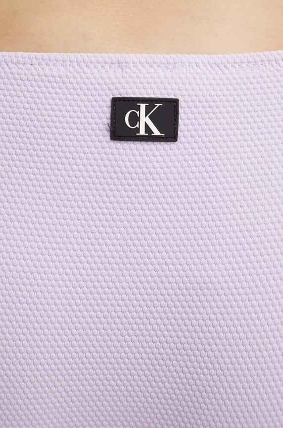 Ρούχα Μαγιό σλιπ μπικίνι Calvin Klein KW0KW02627 μωβ