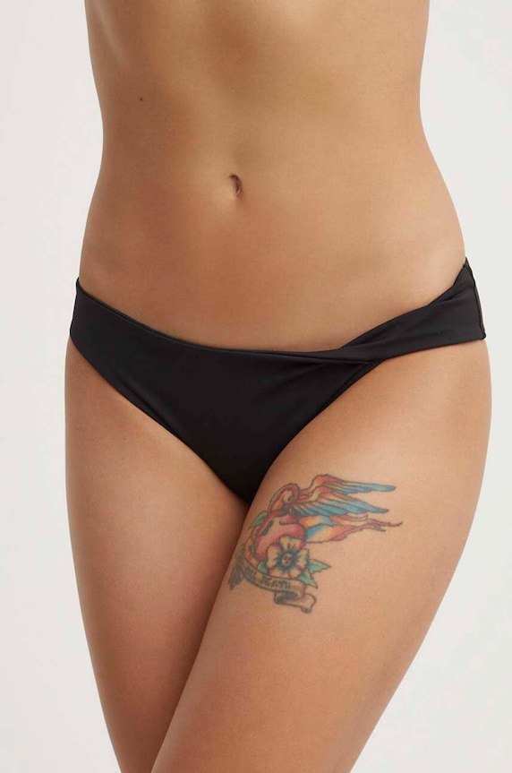 Calvin Klein figi kąpielowe dół czarny KW0KW02643
