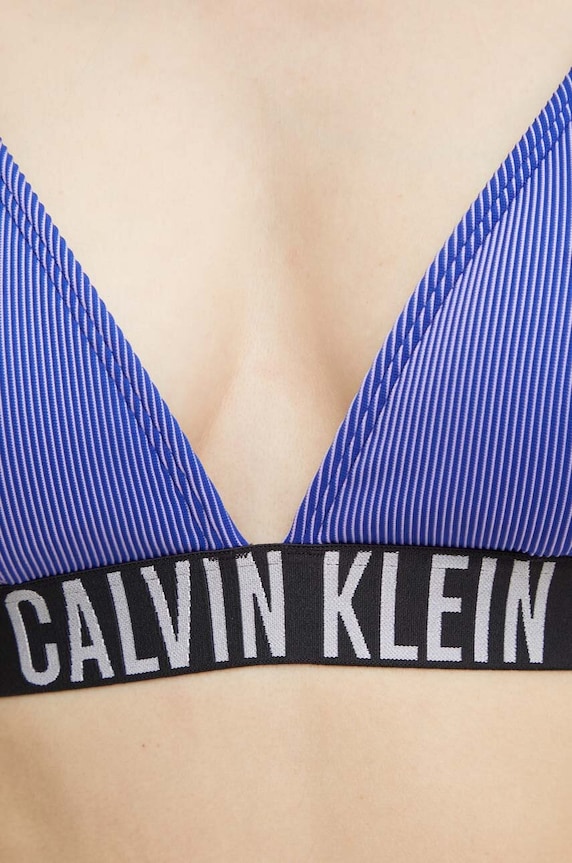 Plavková podprsenka Calvin Klein modrá KW0KW02610