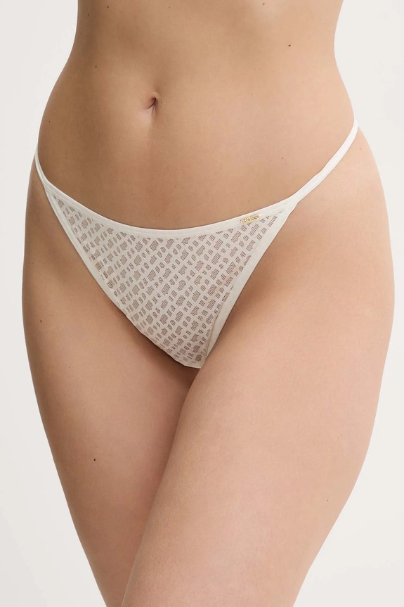 Tangá BOSS STRING B LACE tangá béžová 50520383