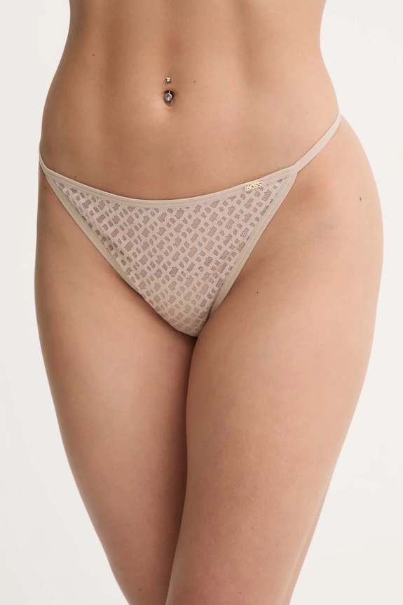 BOSS tanga STRING B LACE tanga bej 50520383