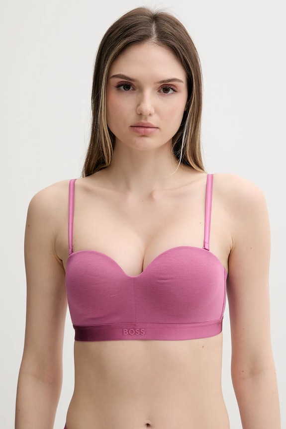 Podprsenka BOSS PUSH-UP WIRELESS BEA ružová 50520415
