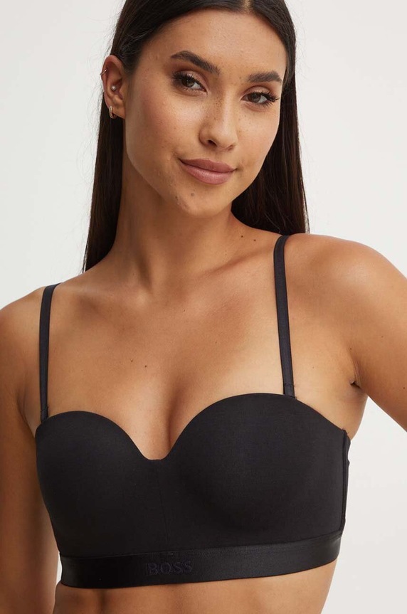 Oblečenie Podprsenka BOSS PUSH-UP WIRELESS BEA 50520415 čierna