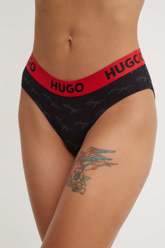 HUGO figi 50515200 czarny SS25