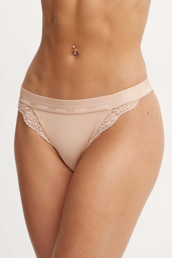 Guess slip brasiliani JANE slip classici beige O4YE00.PZ01C
