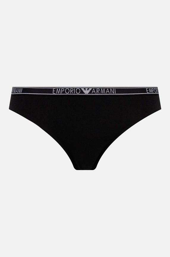 Бразилианы Emporio Armani Underwear хлопок чёрный 164752.4F223