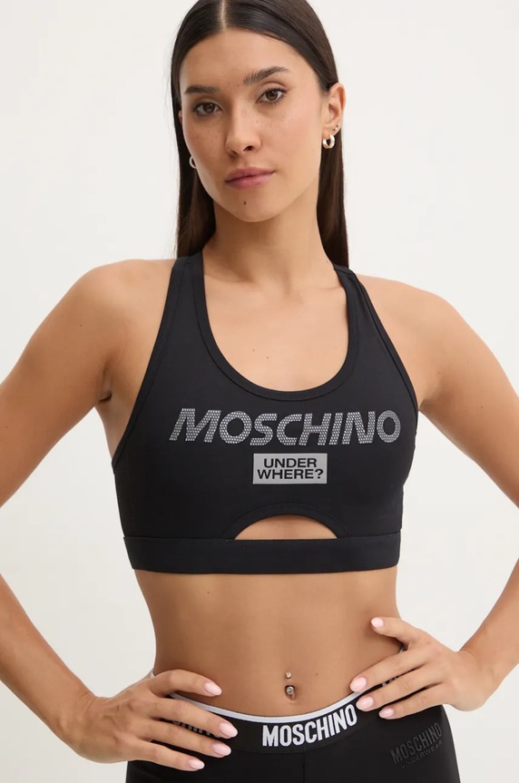 Moschino Underwear sutien moale negru A0804.4410