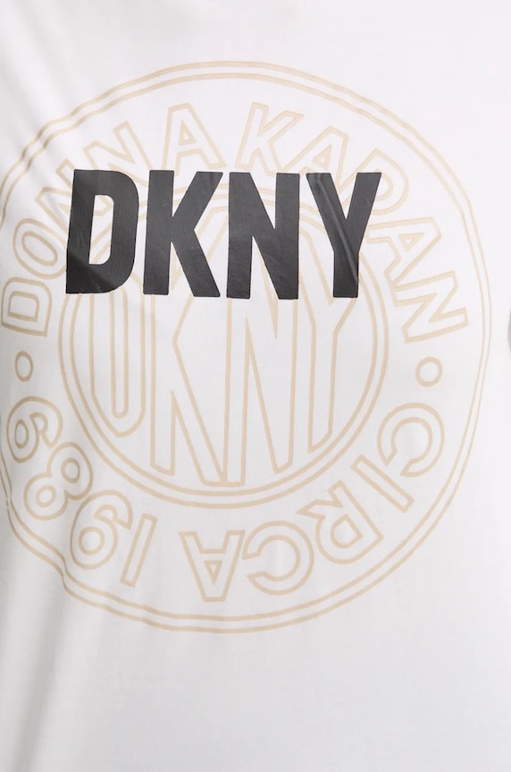 Горнище на пижама с дълги ръкави Dkny бял YI20021