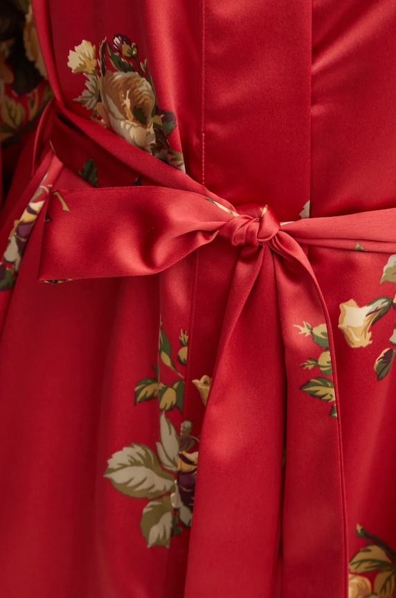 Kućni ogrtač Lauren Ralph Lauren crvena ILN52381