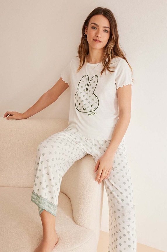women'secret pigiama Miffy 3137665 bianco