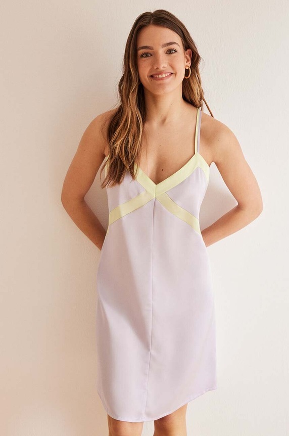 Νυχτικό women'secret SUMMER SENSE ύφασμα μωβ 3417186