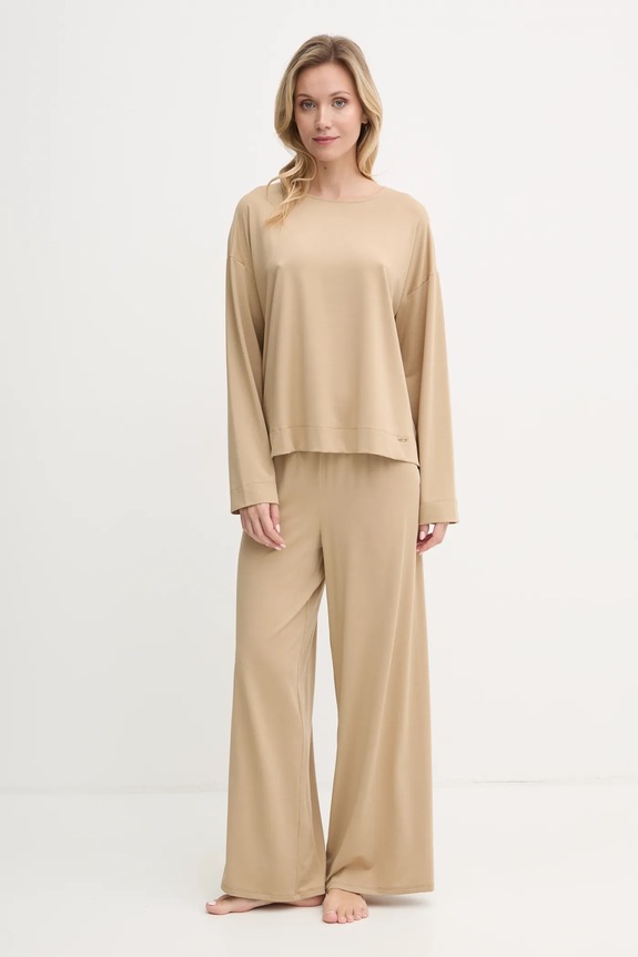Μακρυμάνικο United Colors of Benetton 3NYW3M06W μπεζ AW24