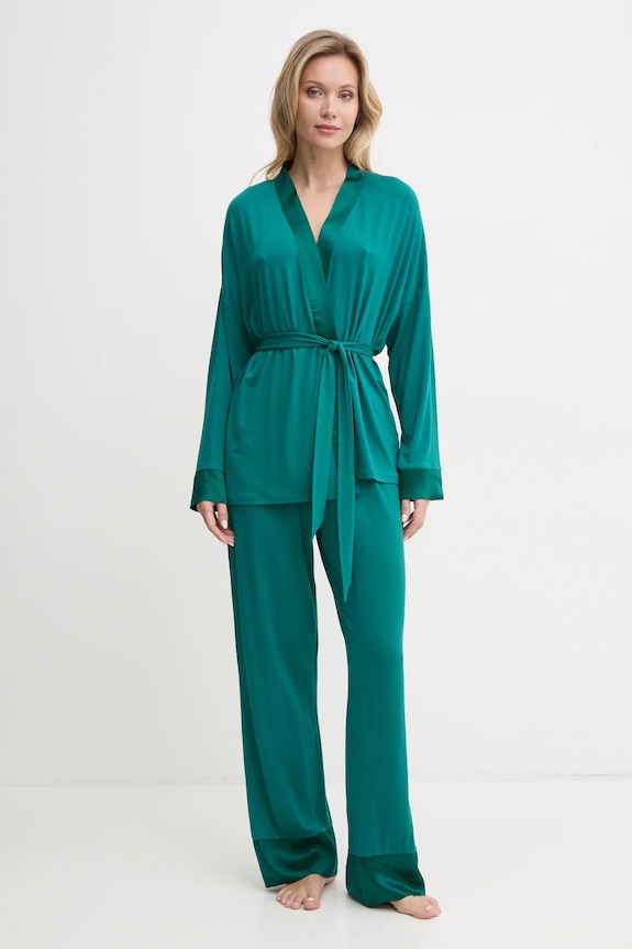 Халат United Colors of Benetton 3ZEW3M06Q бирюзовый AW24