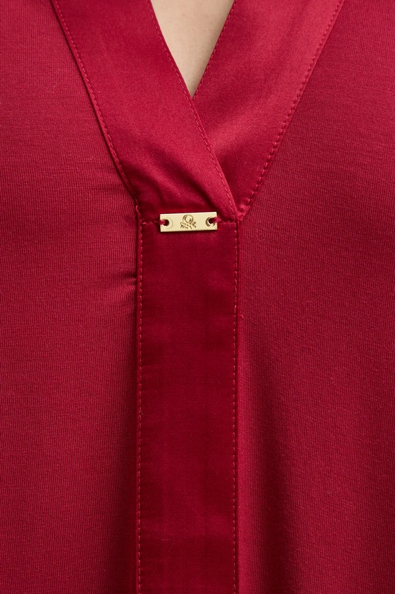 United Colors of Benetton pizsama felső 3ZEW3M007 burgundia