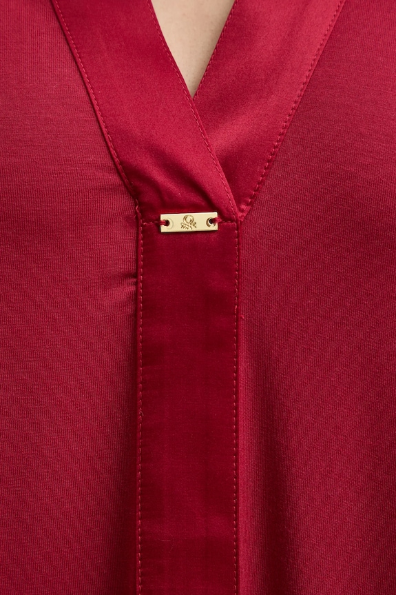United Colors of Benetton pizsama felső 3ZEW3M007 burgundia