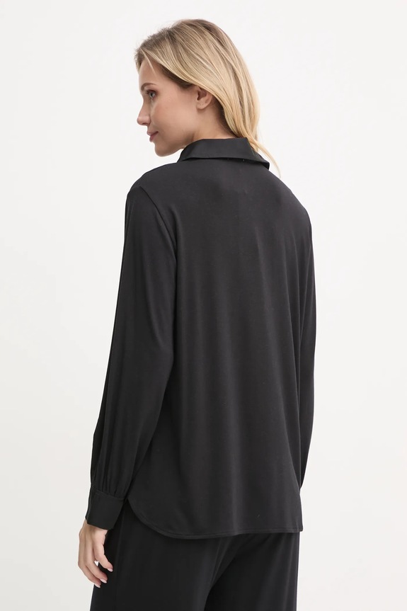 Îmbrăcăminte United Colors of Benetton bluza de pijama 3ZEW3M007 negru