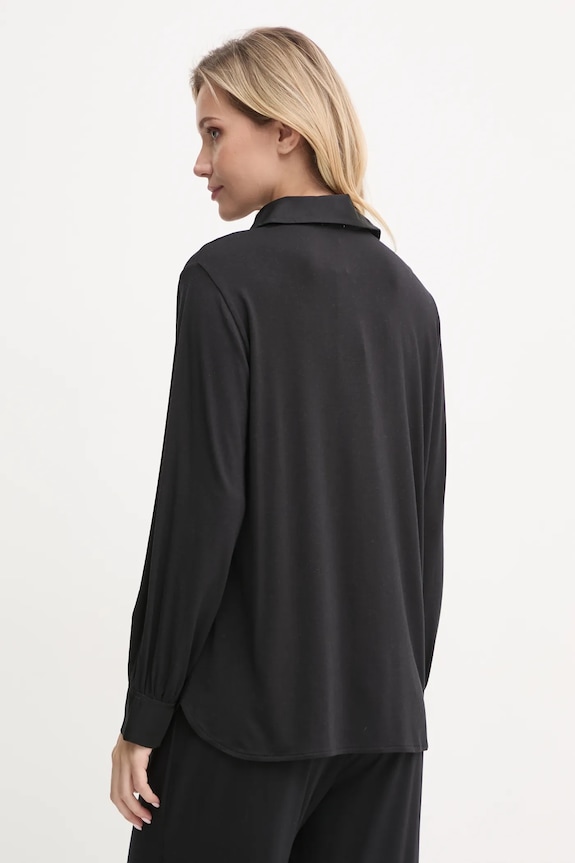 Îmbrăcăminte United Colors of Benetton bluza de pijama 3ZEW3M007 negru